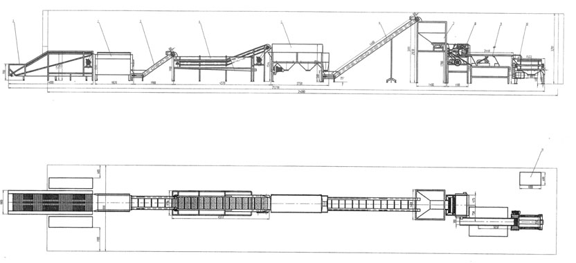 Layout for 2-3T/H lychee jam processing plant