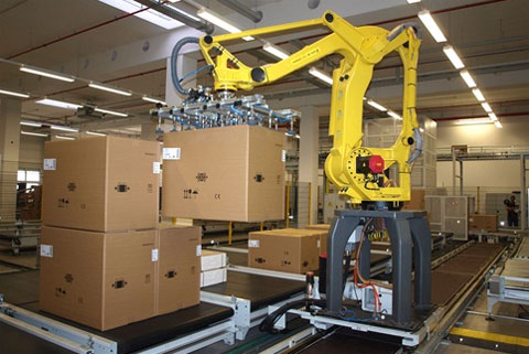 Robotic palletizer