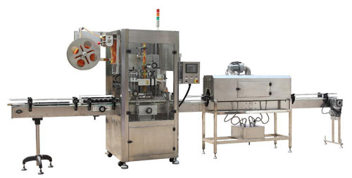 Shirnk sleeve labeling machine 