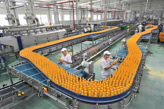 fruit juice processing line 