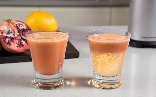 fruit juice stratification