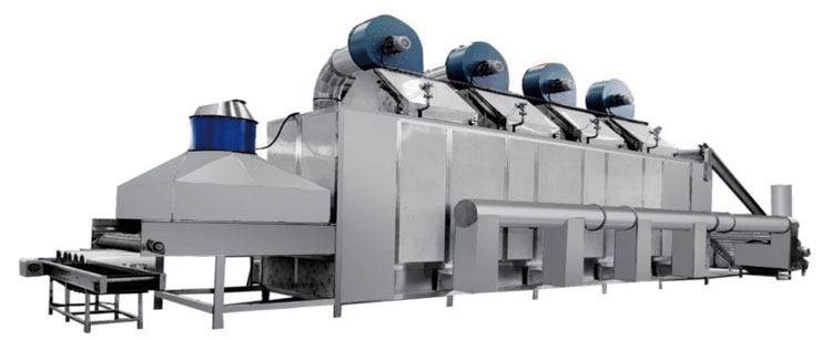 mesh belt food drying machine