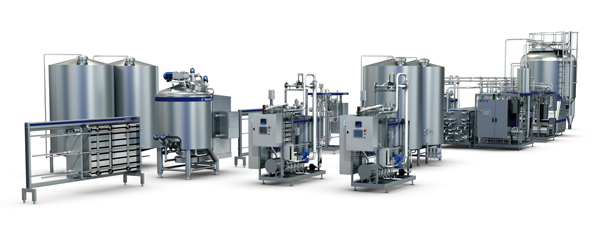 Full automatic milk processing plant and equipment