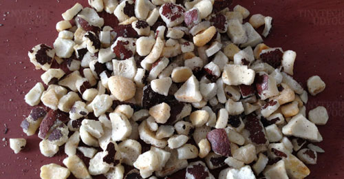 smaller pieces copra