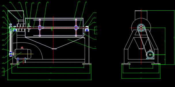 fruit pulping machine design drawing